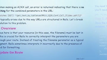 Resolving No Route Matching Errors in Rails 6