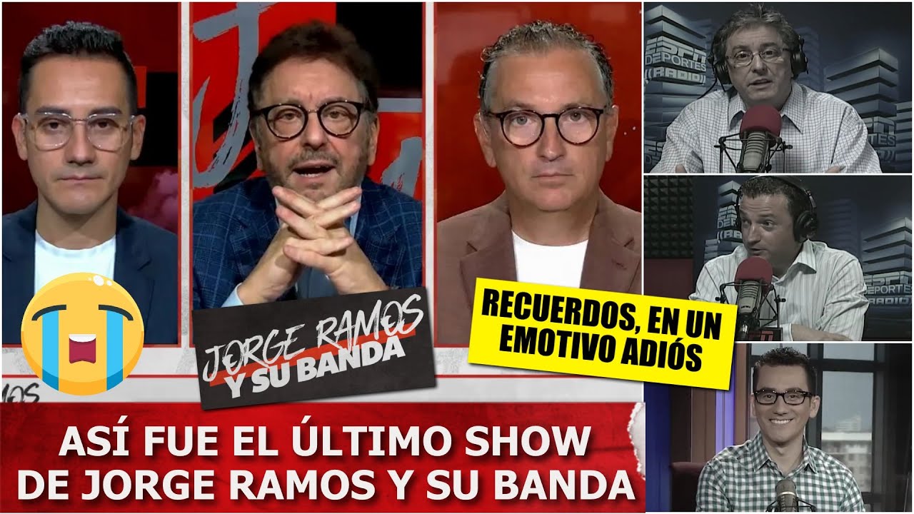 DESPEDIDA EMOCIONANTE de JORGE RAMOS y su Banda. Así fue el ADIÓS en el