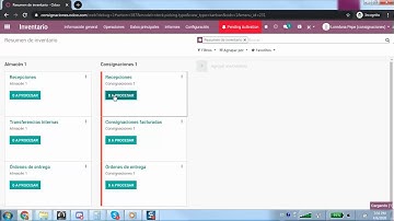 Consignaciones en Odoo