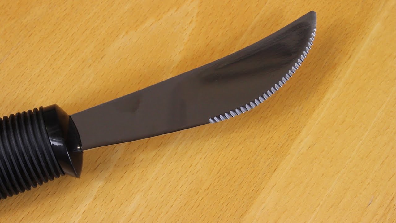 Good Grips® Serrated Rocker Knife Review YouTube