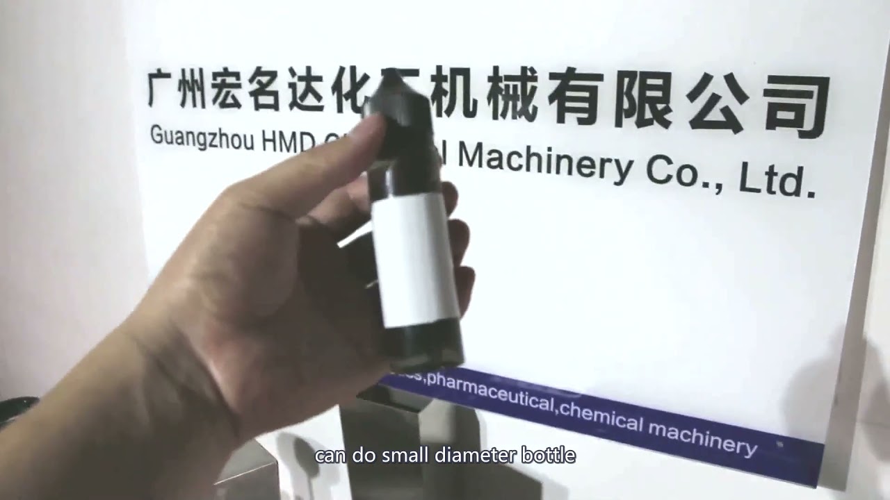 auto table top round bottle labeling machine