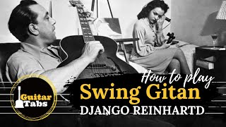 Swing Gitan - Django Reinhardt ( Version Leigh Jackson ) / Guitar Tabs / Guitar Tutorial