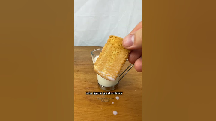 ¿Por qué gustan las Galletas con Leche? #cienciaycocina #shorts