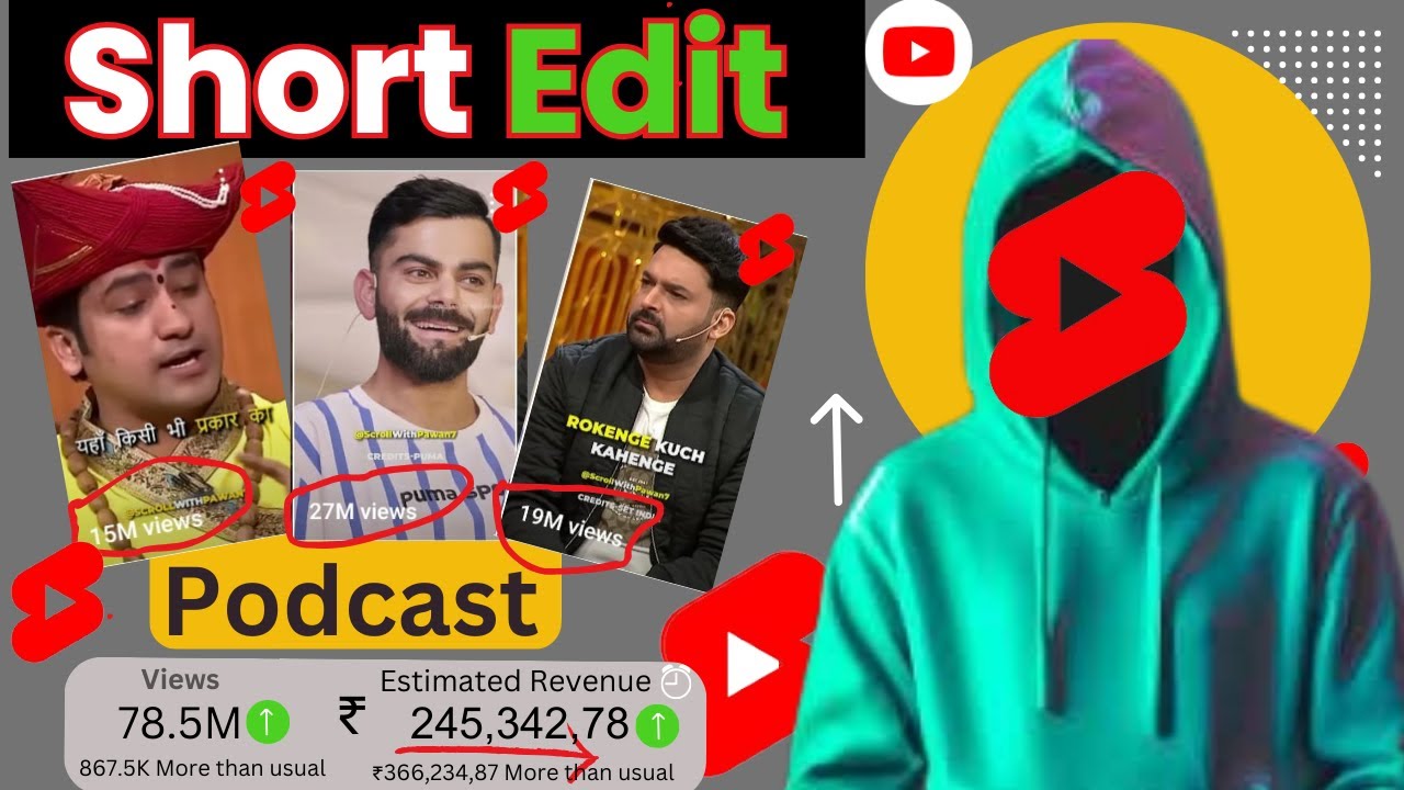 Podcast Shorts kaise banaye | How to make Podcast Shorts like a pro ...