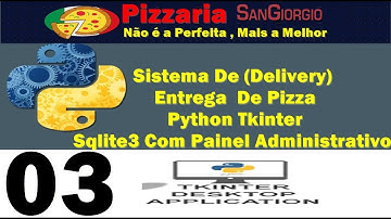 Sistema De (Delivery)Entrega  De Pizza Python Tkinter Sqlite3 Com Painel Administrativo - 03
