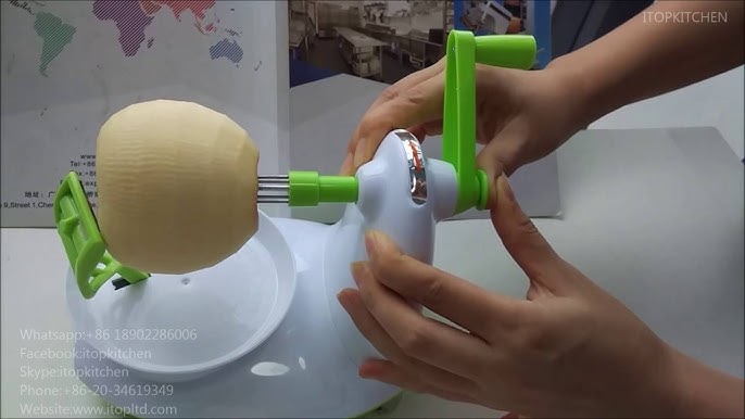 Manual Hand-Crank Potato & Apple Peeler Review - Victorio/VPK