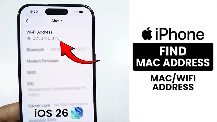 [iOS 26] How to Find iPhone MAC Address - MAC Address Info