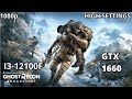 1660 Super &amp; i3 12100F | Tom Clancy´s Ghost Recon Breakpoint - 1080p - High Settings Benchmark