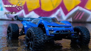 Redcat PiranhaTR10 2 Wheel Drive Truggy in Action