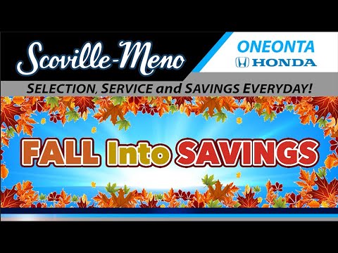 Fall Into Savings Scoville Meno Honda Oneonta
