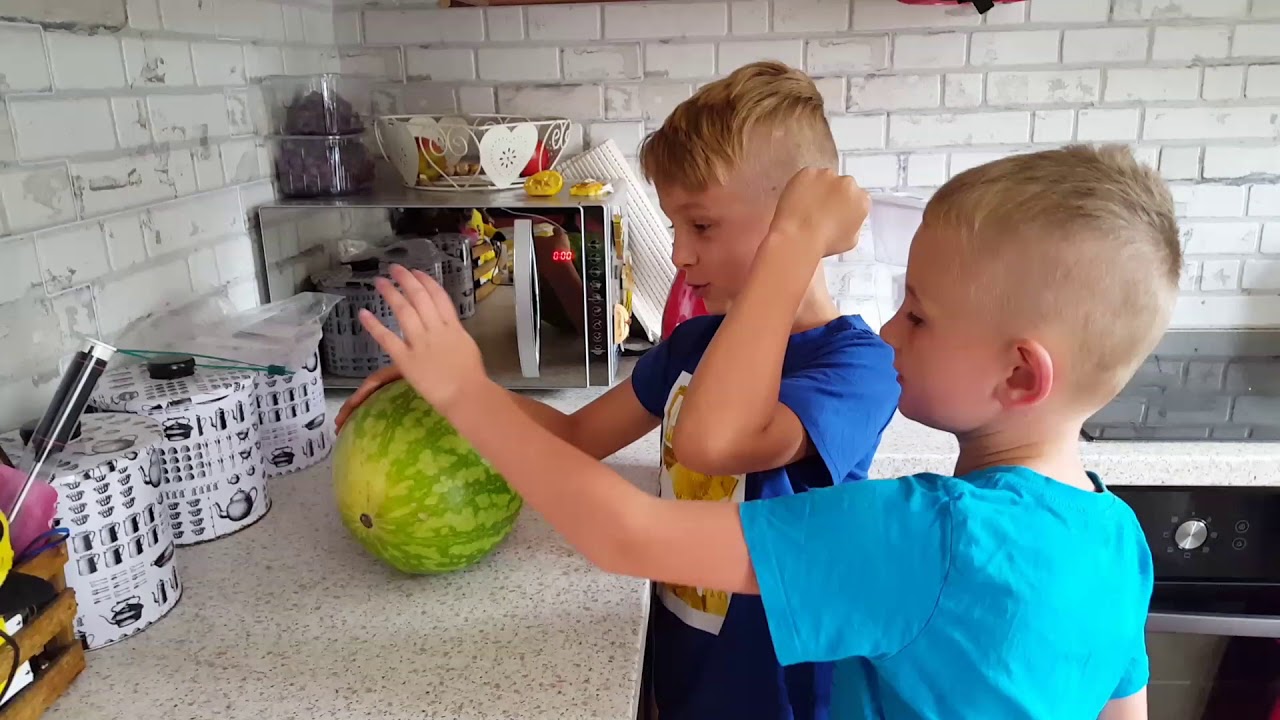 Try to smash watermelon by my head YouTube