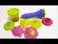 Play-Doh Flower Turtle Super Tools - Clay School [Just Load & Mold]