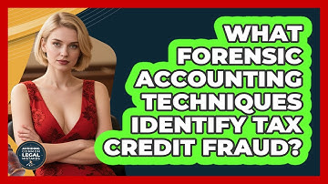 What Forensic Accounting Techniques Identify Tax Credit Fraud? - Avoiding Common Legal Mistakes