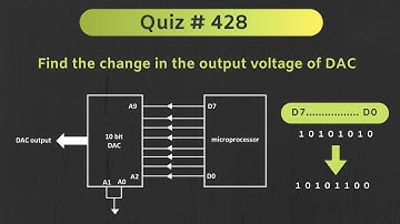 Digital to Analog Converter (DAC) Solved Problem (Digital Electronics)  | Quiz # 428
