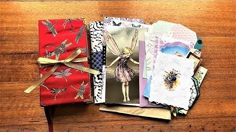 Dragonflies and Fairies Junk Journal Flip Through