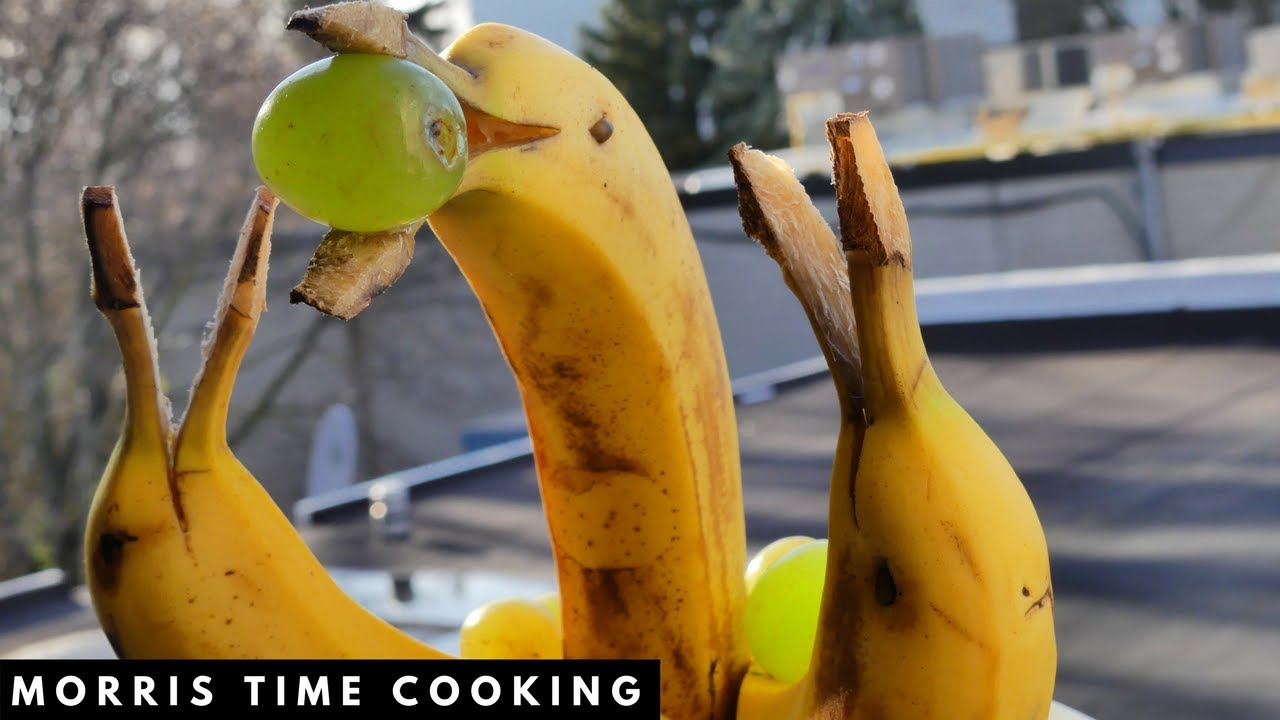 How To Create Banana Dolphins FOOD ART Lesson 13 Morris Time