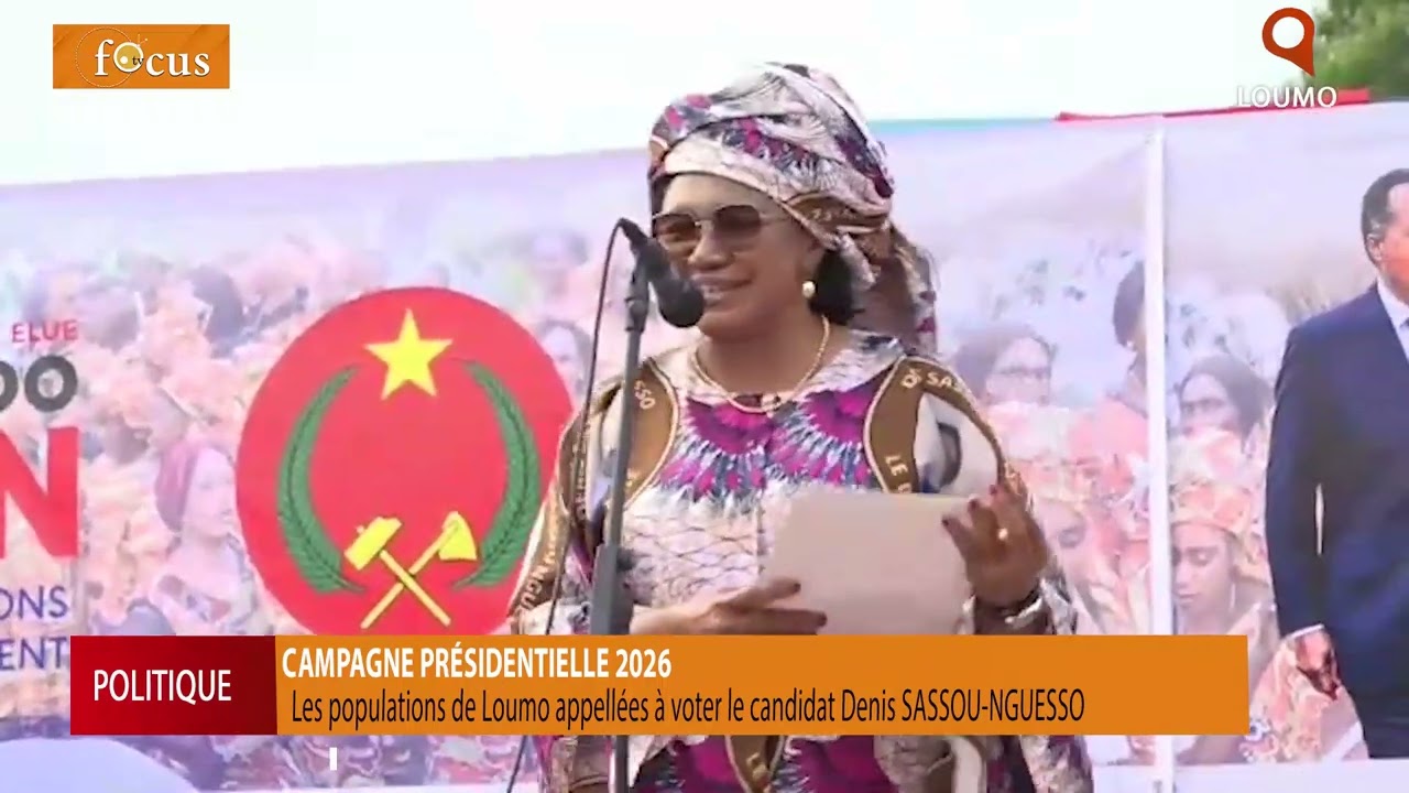 District de Loumo, un terrain conquis par le candidat Denis SASSOU-NGUESSO. 