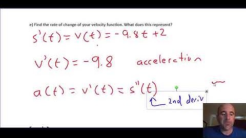 Derivative Applications - Position, Velocity, Acceleration and other Applications.