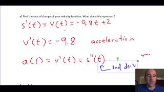 Derivative Applications - Position, Velocity, Acceleration and other Applications.
