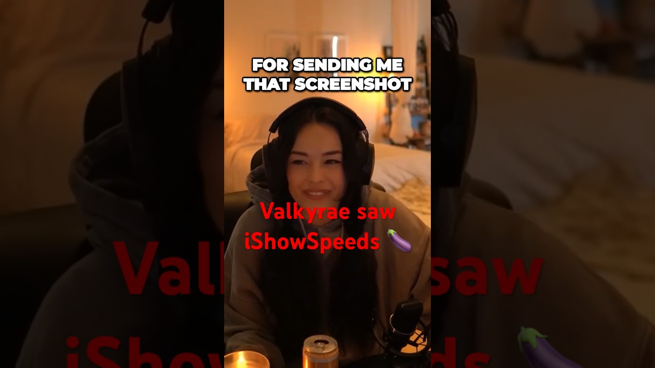 Valkyrae's Twitter Surprise😲 Accidental Glimpse of iShowSpeed's D