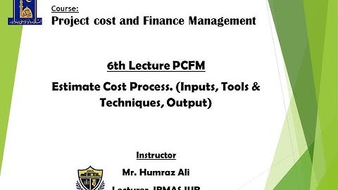 Lec 6 Project Cost Estimation