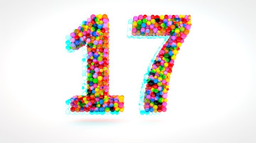 Learn Number 17 on 3d Color Balls | Sparta Anaglyph Slide Effects (sponsored by preview2effects)