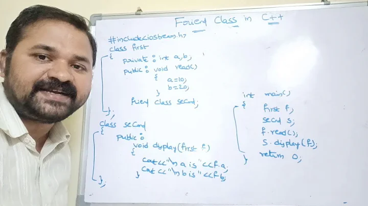 Friend Class in C++ Programming