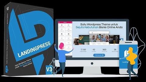 LandingPress WP Theme - Demo Cara Pembuatan Landing Page Yang Super KEREN,  Menggunakan LandingPress