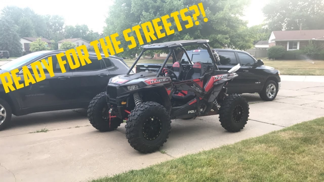 My Street Legal Michigan RZR!!.......... Well Almost... YouTube