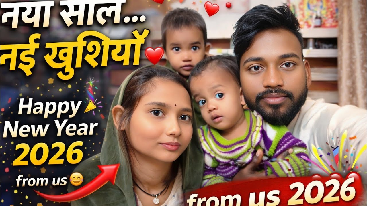 Happy New Year 2026 🎉 | Family ke sath special moment ❤️ | Emotional Video