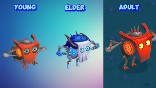 All Young, Adult & Elder Celestials (Sounds and Animations)| My Singing Monsters