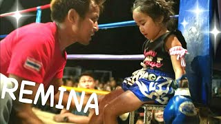 REMINA First fight(Girl)! レミナ5歳初めての試合！Muay Thai 【ムエタイ】