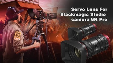 Supported Servo Lens for Blackmagic Studio Camera 6K Pro | #blackmagic #canon ! Camera for Churches