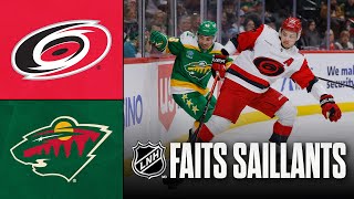Hurricanes vs Wild 19/11/25 | Faits saillants