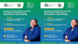 MAADHIMISHO YA MIAKA 20 YA WRRB SIKU YA PILI/MGENI MAALUM MH JUDITH KAPINGA