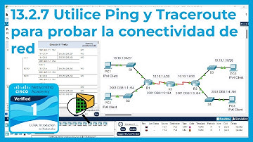 13.2.7 Packet Tracer 🔍📨 - Utilice Ping y Traceroute para probar la conectividad de red (CCNA 1)