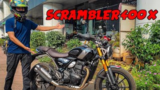 I LOVE THE NEW TRIUMPH SCRAMBLER 400 X | FIRST IMPRESSIONS