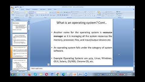JNTUK-IIICSE-OPERATING SYSTEMS LECTURE -03 (PART1)