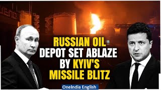Depozitele de petrol de la Luhansk din Rusia au fost incendiate în timp ce Ucraina plouă cu rachete ATACMS