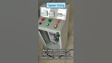 Details of the etching machine #shorts