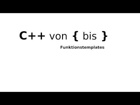 [C++ von { bis }] 29 Funktionstemplates