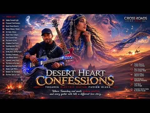 Desert Heart Confessions 🎧 | Touareg Electric Guitar Fusion Blues | Soft Rock Love Songs 2026