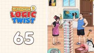 Brain Puzzle 2: Logic Twist Level 65 Who takes kids | Complete Walkthrough & Solutions! 🎯