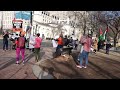 Pro Palestine protest in front of the whitehouse
