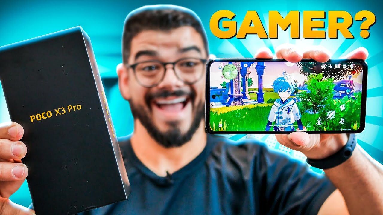 O MELHOR CELULAR PARA JOGOS? POCO X3 PRO teste em jogos com Tela 120Hz