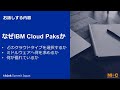 DXを加速させるIBM Cloud Paksの6つのアプローチ（Think Summit Japan講演）