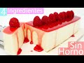 PASTEL de QUESO con 4 INGREDIENTES (SIN HORNO y SIN GLUTEN)😍🍮😍 ¡NO TE LO PIERDAS!  Receta # 615