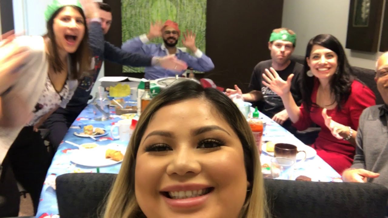 CLP team Xmas Potluck 2018 - YouTube