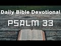 Daily Bible Devotional - Psalm 33 (Trust in God!)