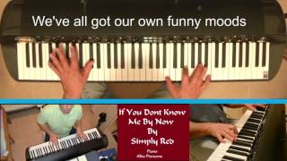 Miniatura de vídeo de "if you dont know me by now - Piano by Aldo Piancone"